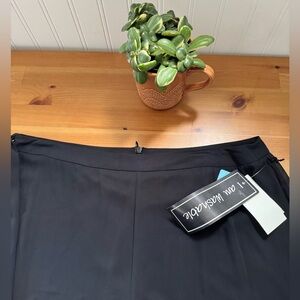 Dressbarn Layered Flowing Black Pants Size 16 New With Tags